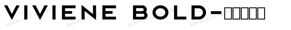 Viviene Bold字体转换
